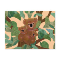 Koalas in the Eucalyptus Postcards