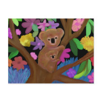Koalas in the Outback Post Cards