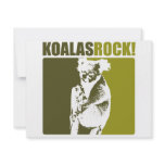 Koalas Rock! #2 Personalized Invite