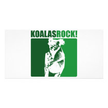 Koalas Rock! #4 Personalized Photo Card