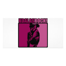 Koalas Rock! #5 Photo Card Template
