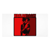 Koalas Rock! #7 Photo Card Template