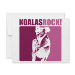 Koalas Rock! invitations