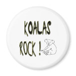 Koalas Rock! Magnet