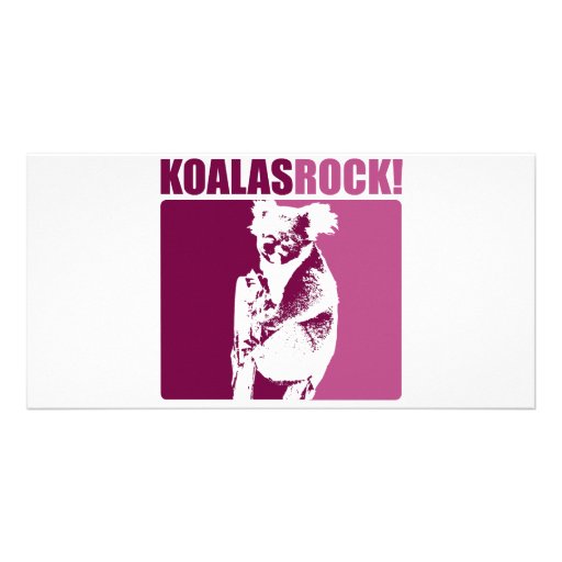 Koalas Rock! Photo Greeting Card