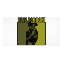 Koalas Rock! Customized Photo Card