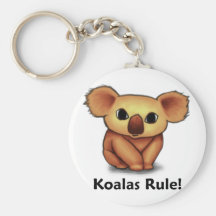Koalas Rule! Keychain