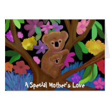 Koalas Special Mother's Love Card