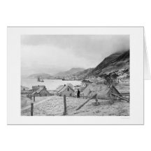 Kodiak, Alaska Panorama 1909 Greeting Card