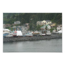Kodiak Island Fishing Boats Print Art Photo