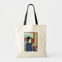 Kogiku in Saruwaka-Cho by Toyohara, Kunichika Ukiy Bags