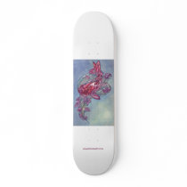 Koi and Sakura Skateboard
