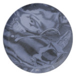 Koi (Blue) Dinner Plate