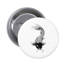 Koi Carp Buttons