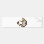 koi carp fish swimming up bumper sticker