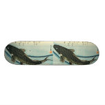 Koi (Carp) - Hiroshige's Japanese Fish Print Skate Board