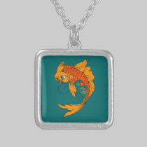 Koi Fisch fish necklaces