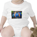 Koi Fish Cloud Reflections T-shirts