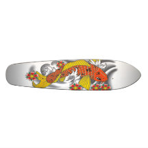 Koi Fish Skateboard Oldschool