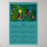 KOI POND 2012 Calendar Poster