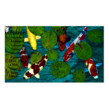 KOI POND Business Cards