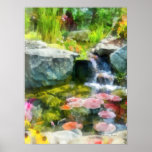 Koi Pond Poster