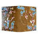 Koi Pond - wood - Japanese Design Binder
