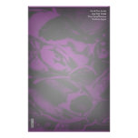 Koi (Purple) Stationery Design