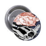 Koi (Red and Black) Pinback Buttons