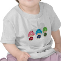 Kokeshi Triplets Baby Tee