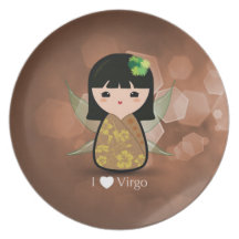 Kokeshi Virgo Plate