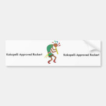 Kokopelli Approved Rocker! Bumper Sticker!