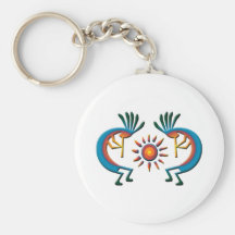 Kokopelli avec de Sun le porte - clé vers le sud-o Porte-clé