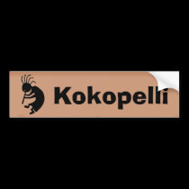 Kokopelli Bumper Sticker bumper stickers