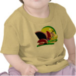 Kokopelli Climbing Stairs to Sun T Shirt