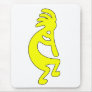 Kokopelli Dancing Figure Tribal Woman Hopi Dance Mouse Pad