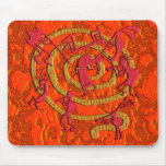 Kokopelli: Fiery Dance - Mousepad