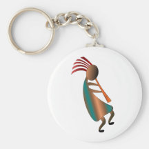 Kokopelli Flute Player Key Chain