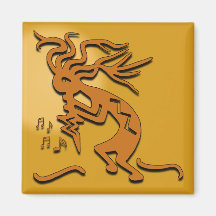 Kokopelli Musician Magnets
