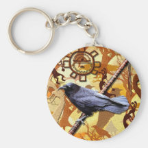 KOKOPELLI RAVEN Collection Keychains