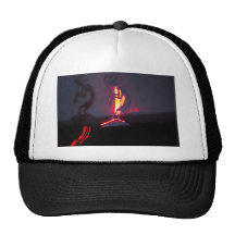 Kokopelli Shadows and Fire Hats
