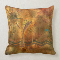 Kokopelli - The Flute Player pillows