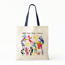 Kokopelli "Theme" Tote by SRF Tote Bag