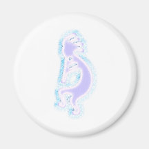 kokopelli winter magnet