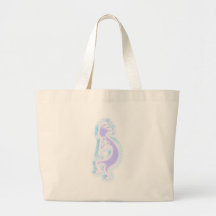 kokopelli winter tote bag