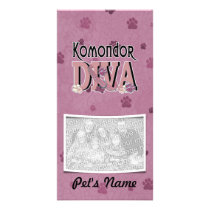 Komondor DIVA Custom Photo Card