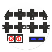 Konami Contra Code Sticker