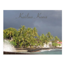 Kona's Seawall Before 2011 Tsunami Post Cards