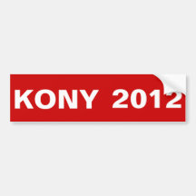 Kony 2012 bumper sticker