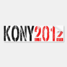 KONY 2012 BUMPER STICKER